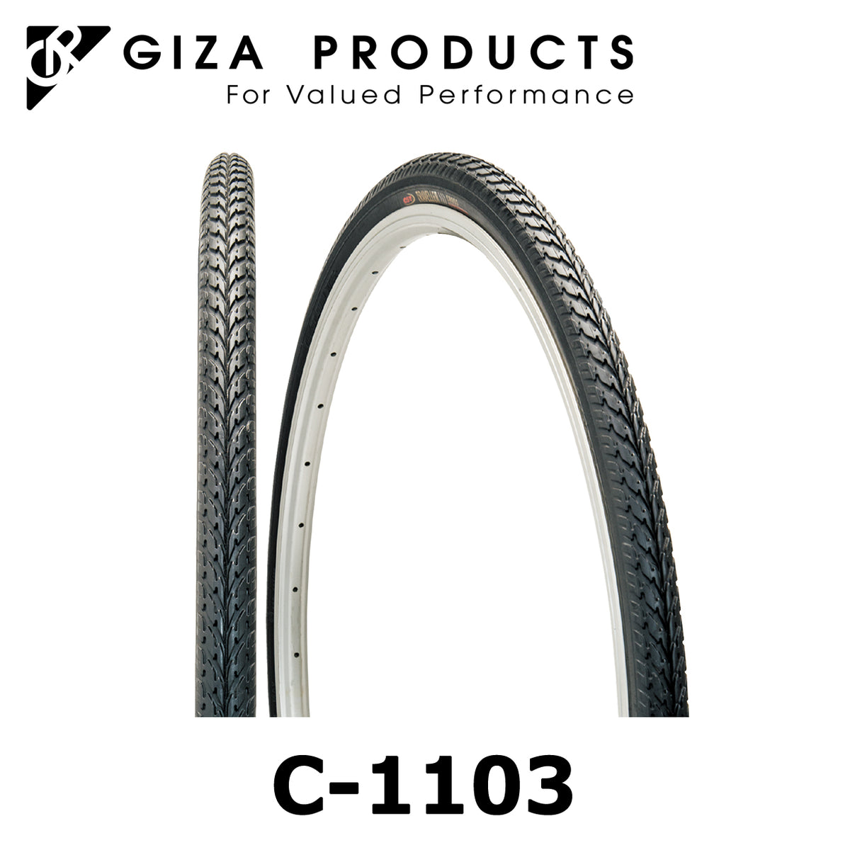 GIZA PRODUCTS C-1103 排水性に優れたツーリング向け自転車タイヤ