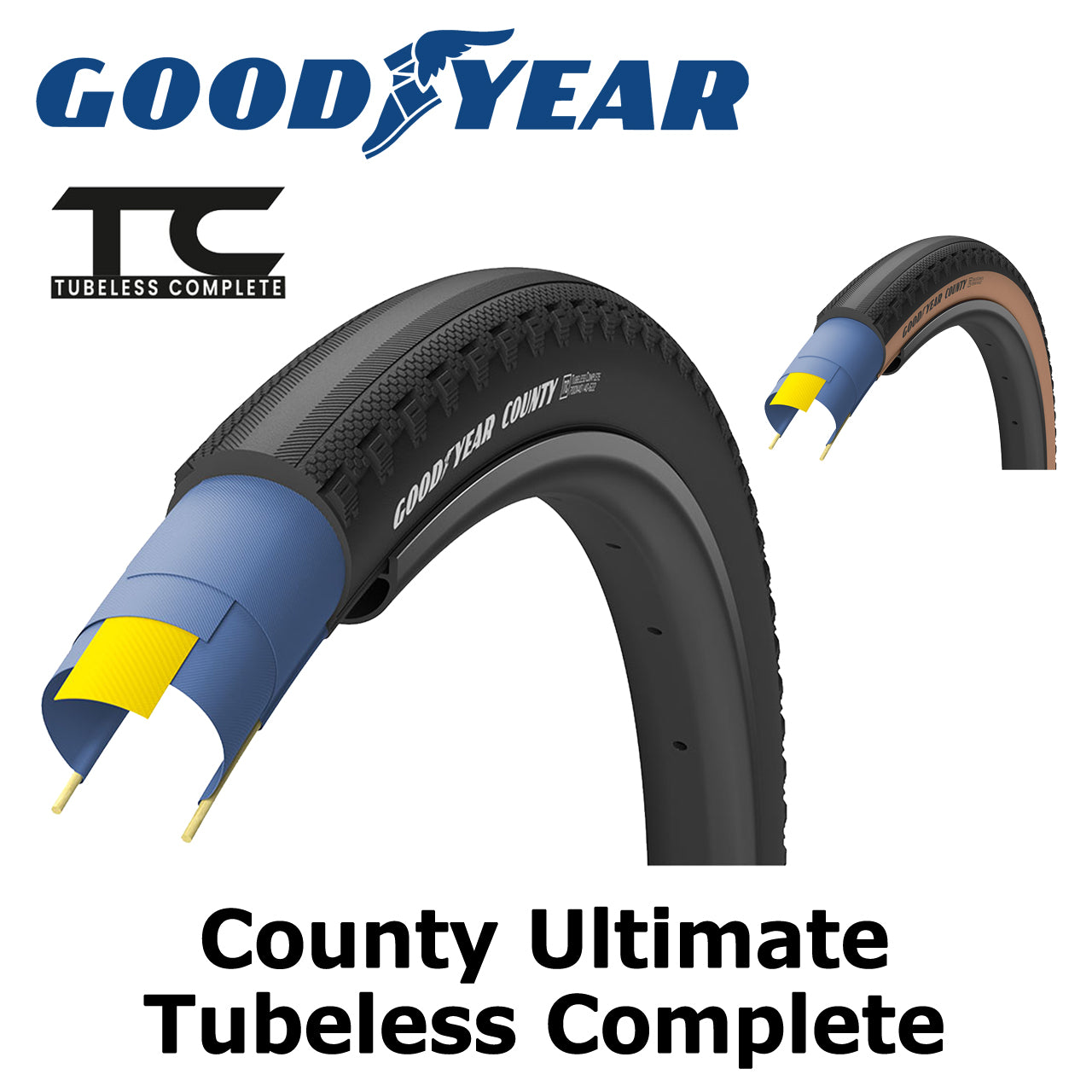 County Ultimate Tubeless Complete グッドイヤー カウンティ アルティメイト チューブレスコンプリート