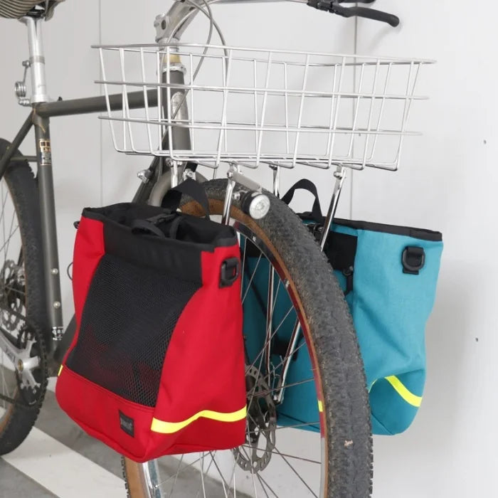 Rasket Pelago ペラゴ フロントラック フロントバスケット パニア対応ラック ステンレス製キャリア 自転車前かごカスタム ツーリングラック