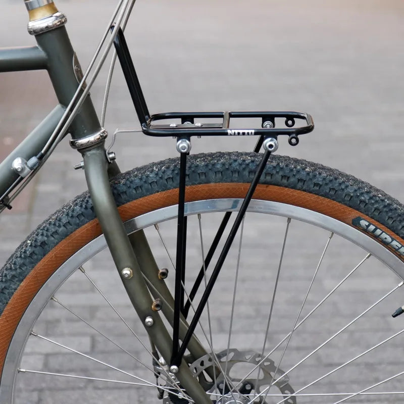 【NITTO × BLUE LUG】M-1B Front rack ニットーラック ブルーラグ別注 フロントキャリア取り付け グラベルバイク バイクパッキング フロントバッグサポーター クロモリツーリング