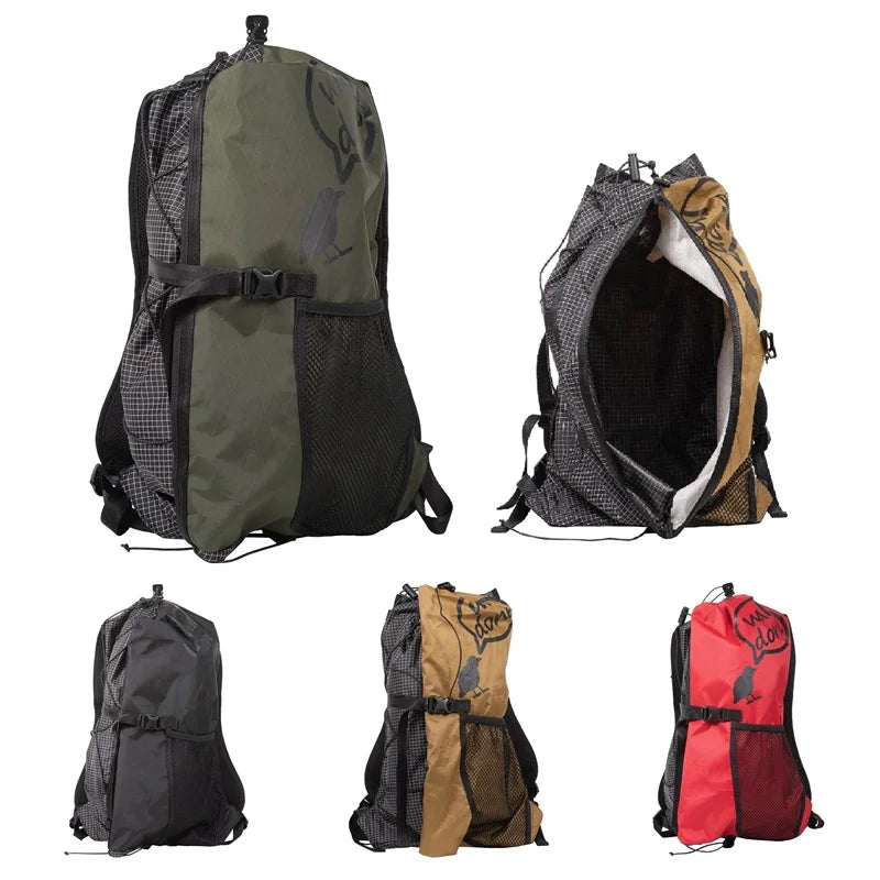 Chips Bag 13L バックパッキングギア ロールトップリュック X-PACバッグ ハイキングリュック 自転車旅 ガレージブランド アウトドア軽量バッグ