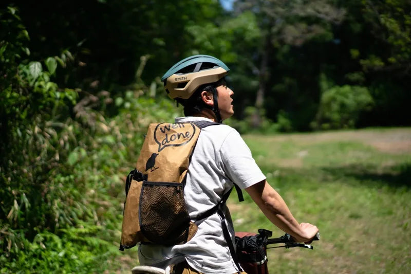 Chips Bag 13L バックパッキングギア ロールトップリュック X-PACバッグ ハイキングリュック 自転車旅 ガレージブランド アウトドア軽量バッグ