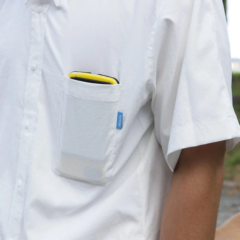 QUICK DRY BUTTON DOWN SHIRT アワー クイックドライボタンダウンシャツ サイクリングウェア アウトドアウェア