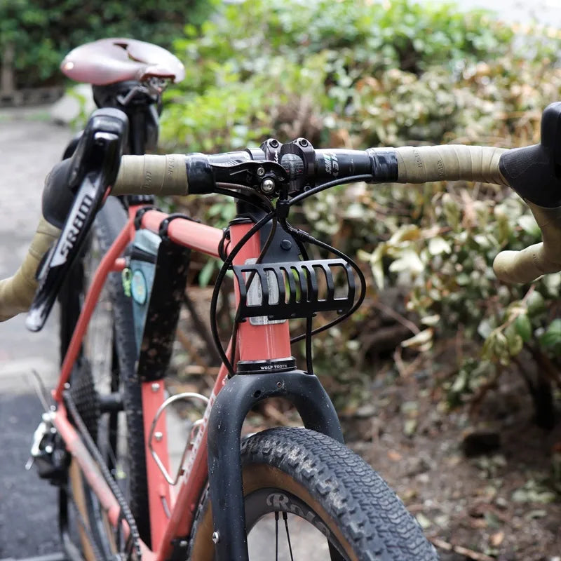 Bumper Bar RESTRAP バンパーバー ハンドルバーバッグ サポート バイクパッキング アクセサリー 小径フレーム 自転車バッグ 自転車用ライトマウント フォークコラム スペーサー 自転車フロントバッグ