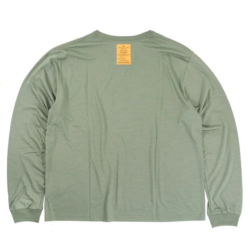 【在庫SALE / セール】Merino Wool Long Sleeve Tee ラル メリノウールロングスリーブ 長袖