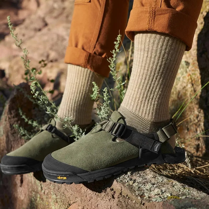 Mountain Clog Suede Leather ベッドロックサンダルス マウンテンクロッグ スエードレザー 靴