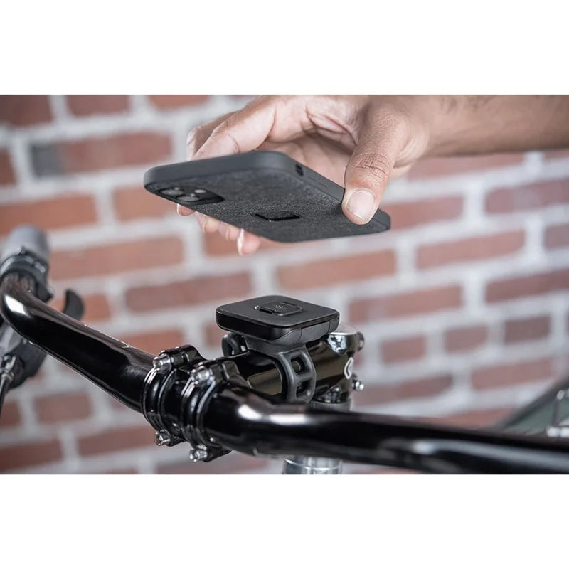 ユニバーサル バーマウント(M-BM-AB-BK-1) 自転車マウント スマホ対応 バーマウント マルチユース スマホホルダー 三脚対応 Peak Design ハードロック モバイルマウント シリコンバンド スマートフォン 回転式マウント スマホ固定アクセサリー