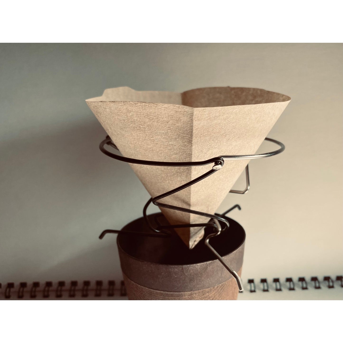 山のコーヒードリッパー雪渓 (1杯用) 山コーヒーギア アウトドアドリッパー ULコーヒー 登山 コーヒーセット 軽量抽出ギア コーヒー道具 ミニマル 組み立て式ドリッパー