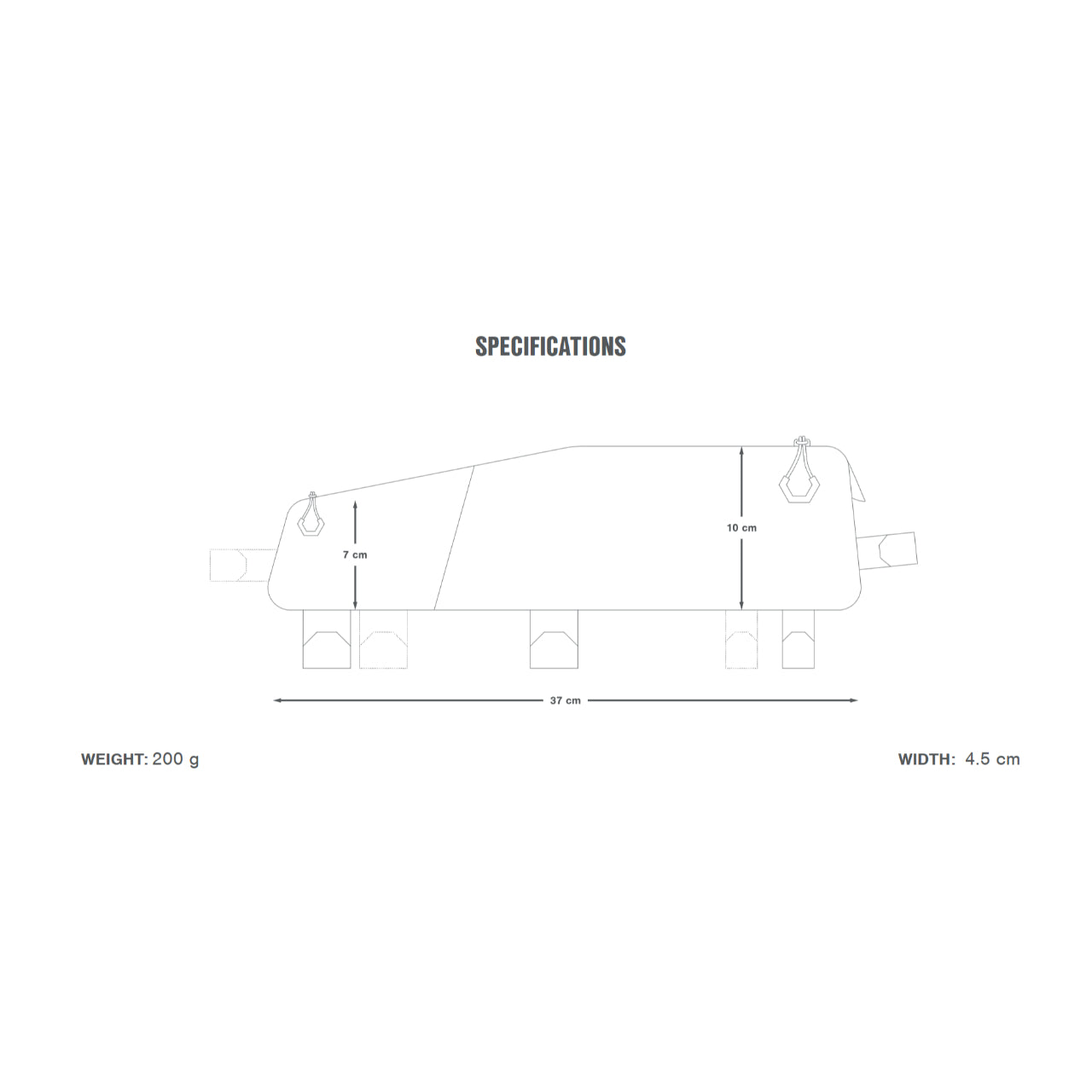 バックカントリー・ロングトップチューブパック APIDURA アピデュラ バックカントリー トップチューブバッグ バイクパッキング 防水バッグ グラベルバイク