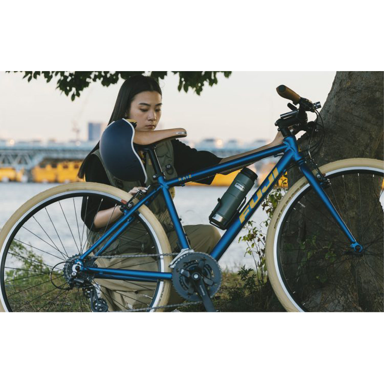 【2026年モデル】RAIZ FUJI クロスバイク フジ 自転車 アルミフレーム クロスバイク シティライド 通勤 クロスバイク スポーツバイク 初心者 カスタムクロスバイク