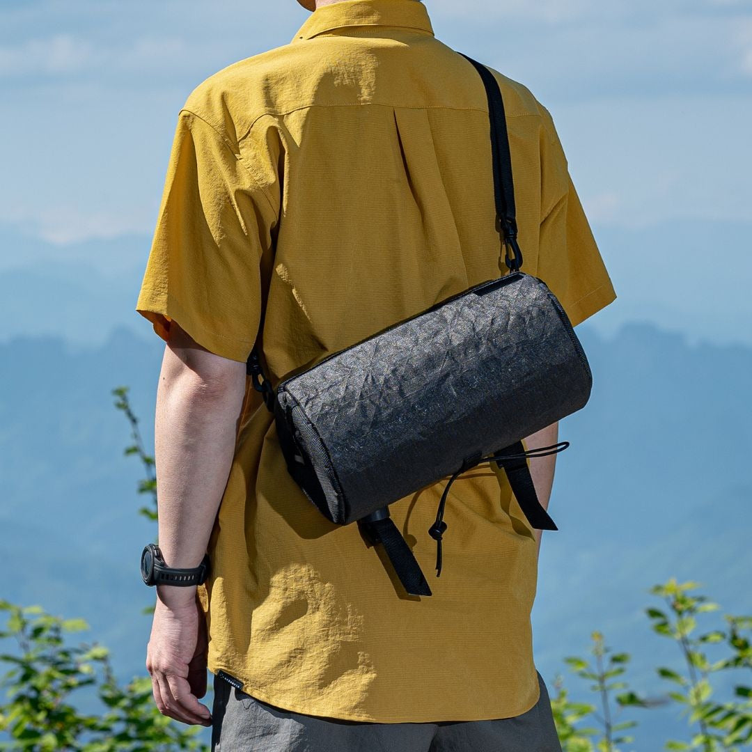 WELCH BAG ULTRA ドラム型ハンドルバーバッグ Ultra200x ハンドルバッグ バイクパッキング 防水バッグ ショルダー兼用バイクバッグ 7R bags ハンドルバッグ ハンドルバーバッグ 軽量 YKKアクアガード バッグ