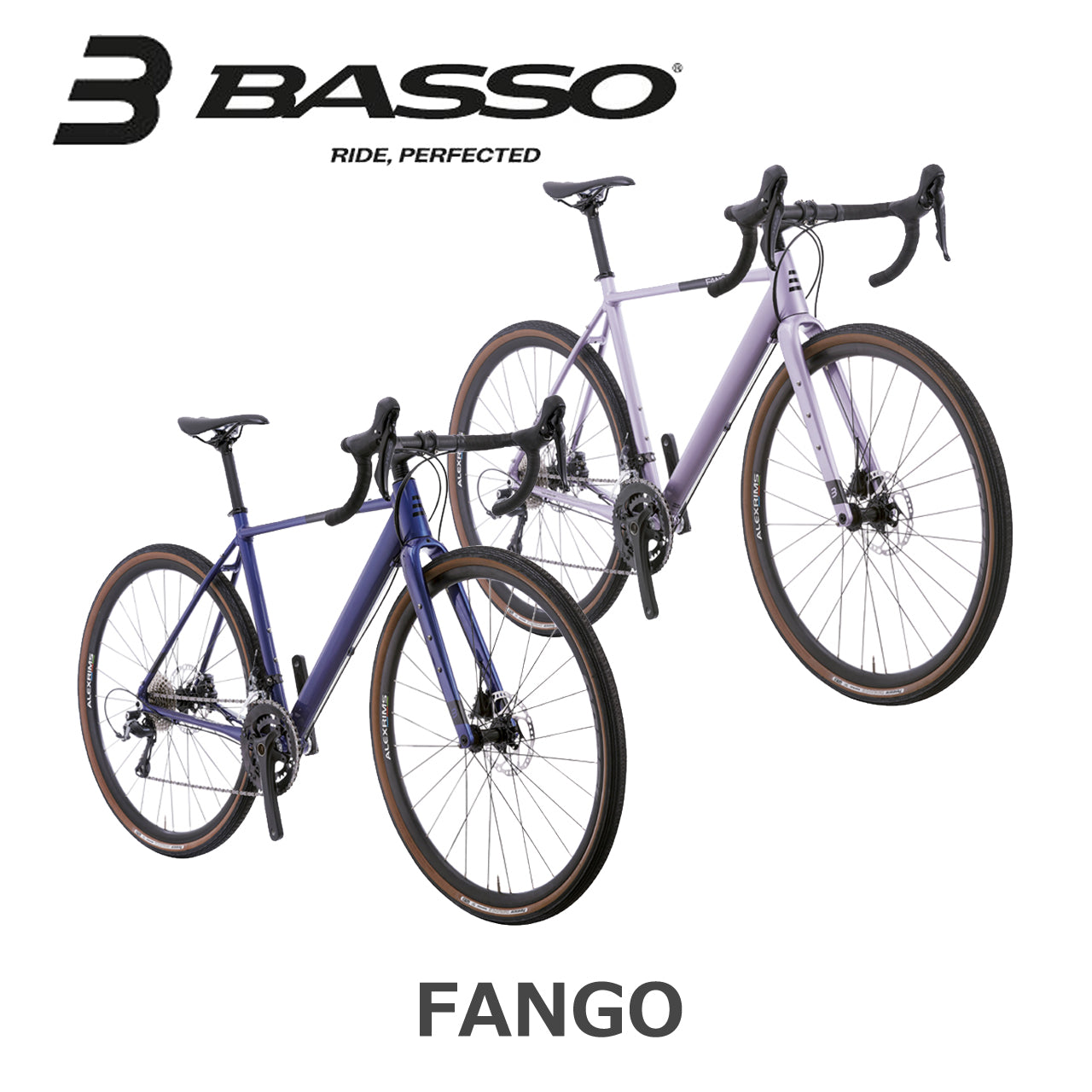 【スーパーセール!】【2025年モデル】FANGO BASSO バッソ FANGO ファンゴ グラベルロードバイク アルミグラベルロード Shimano GRX400 グラベルキング タイヤ キャリア対応バイク ツーリングバイク