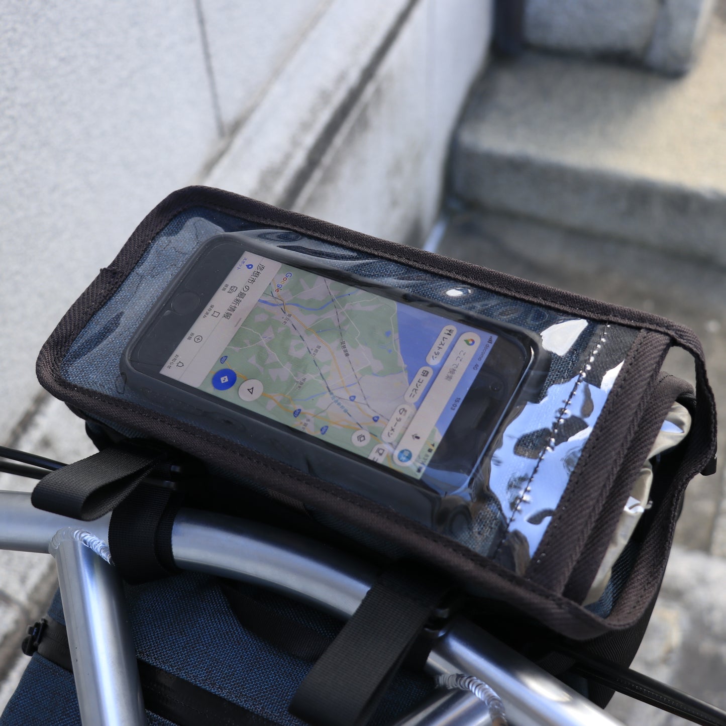 BIKE'N HIKE FRONT BAG RawLow Mountain Works ロウロウマウンテンワークス バイクンハイク フロントバッグ 自転車 バイクパッキング バッグ 輪行バッグ代用 自転車ツーリング ギア コンパクトサイクルバッグ