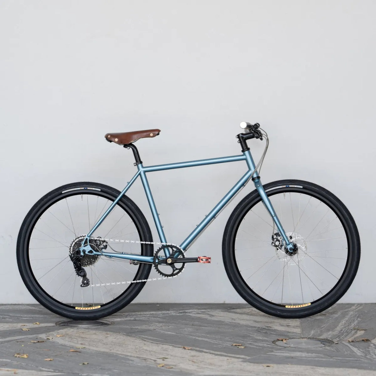 YMC crank set BLUE LUG クランク ブルーラグ クランクセット ナローワイド チェーンリング クロモリ クランク シングルスピード クランク フロントシングル カスタム 3アーム クランク