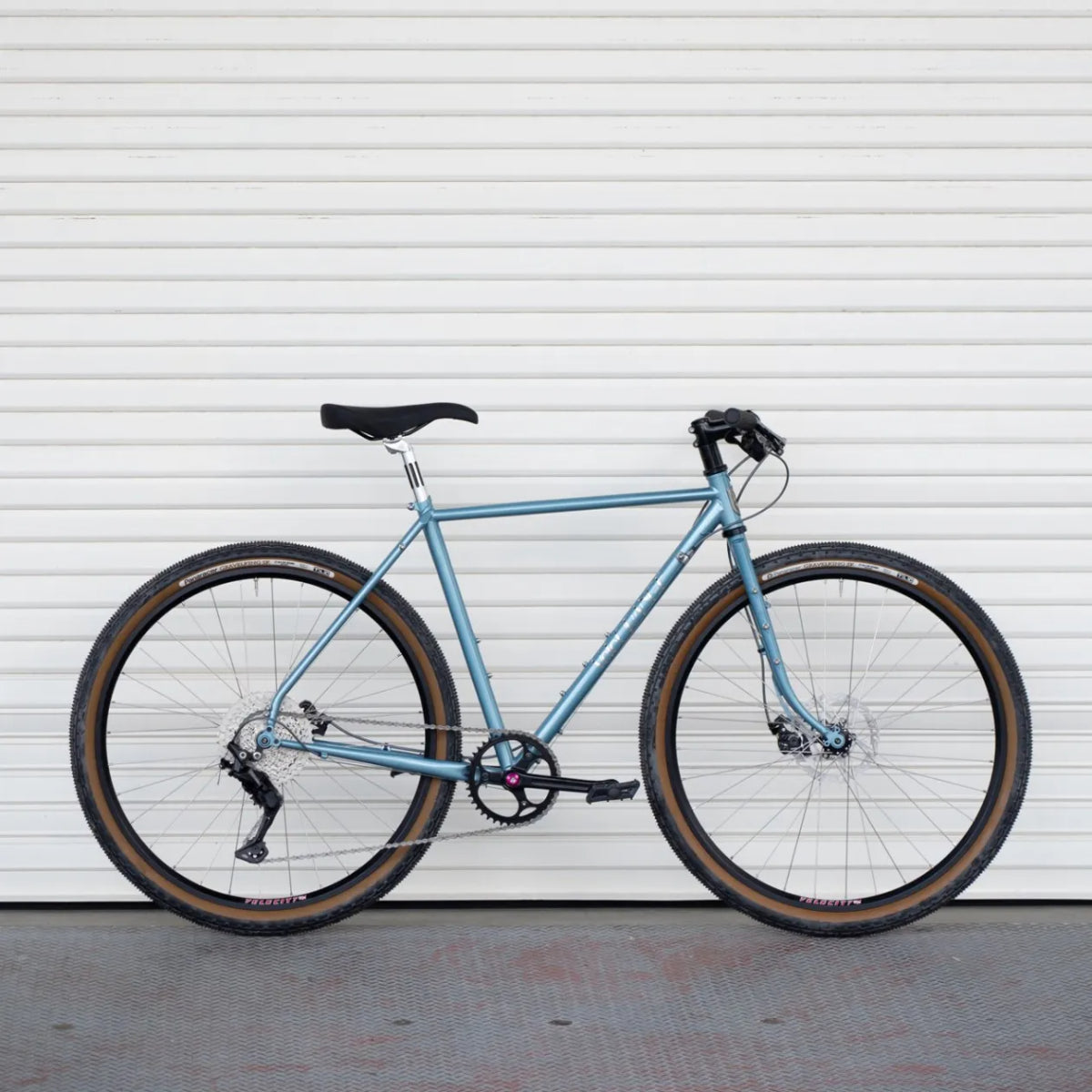 YMC crank set BLUE LUG クランク ブルーラグ クランクセット ナローワイド チェーンリング クロモリ クランク シングルスピード クランク フロントシングル カスタム 3アーム クランク