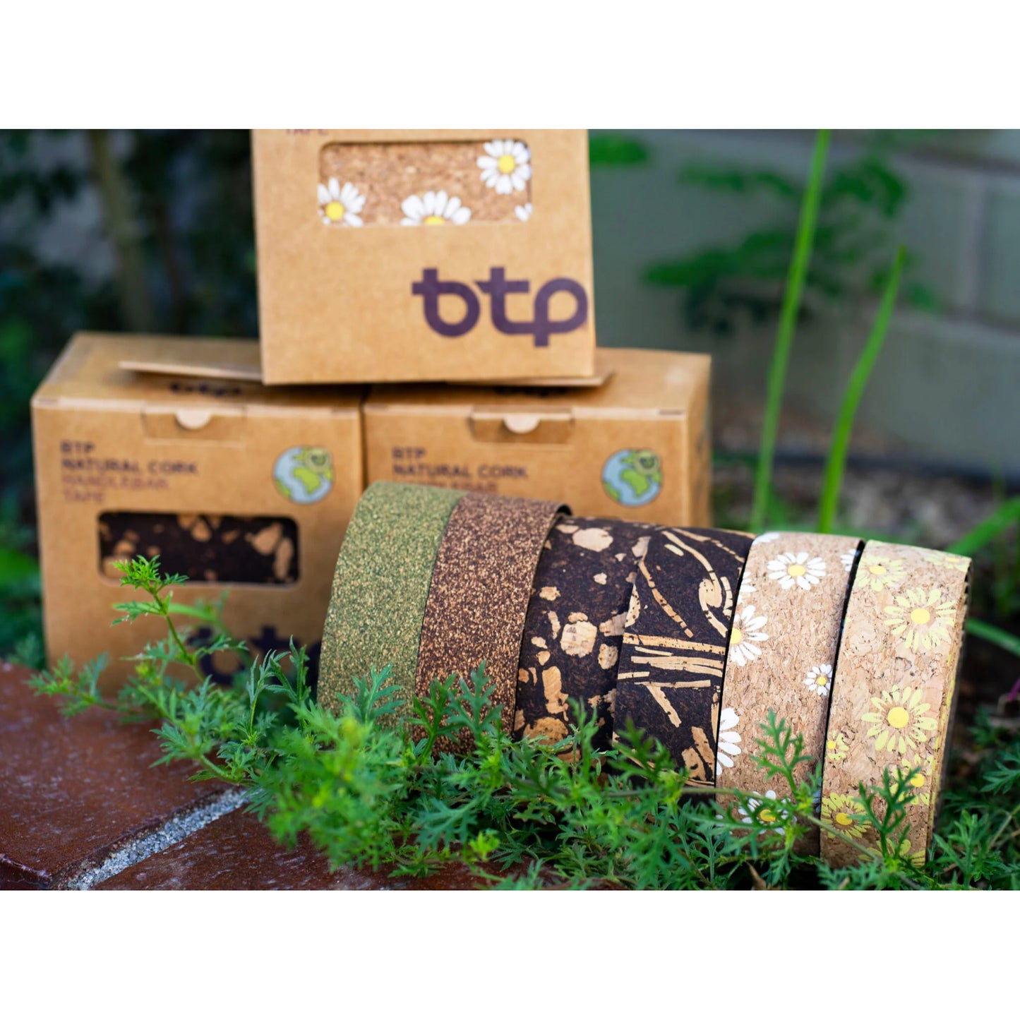 Cork Bartape - Coffee Ground コルクバーテープ ロードバイク バーテープ サステナブル 自転車パーツ クラシック 自転車 カスタム エコ素材 バイクアクセサリー ハンドルテープ コルク ネオクラシック ロードバイク