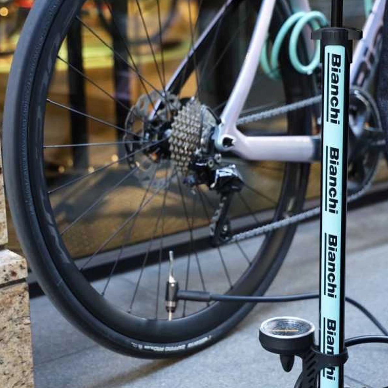 フロアポンプ A ビアンキ