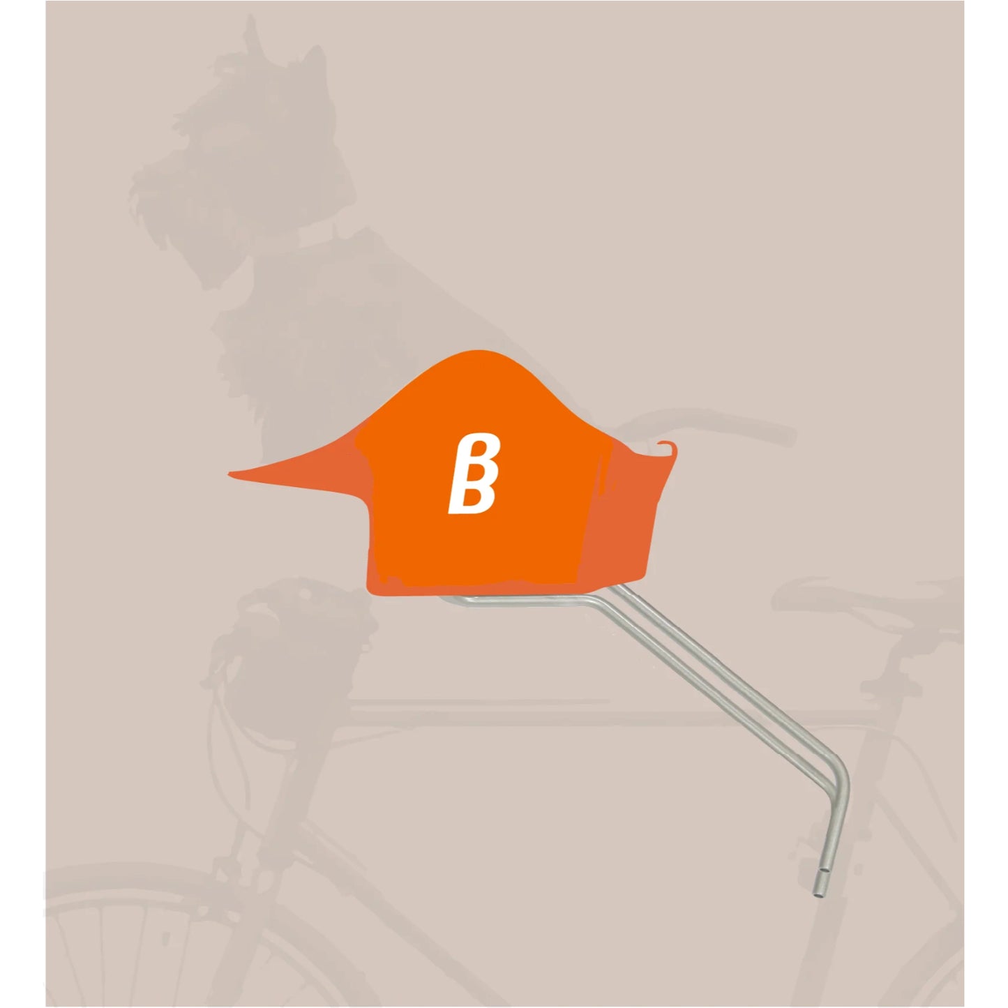 Canine Copilot リアサポートマウント Brook & Breeze Canine Copilot リアマウント 折りたたみ自転車 ドッグシート BROMPTON 犬 乗せ方 シートポスト マウント 犬用バイクアタッチメント 小型犬 自転車 アクセサリー