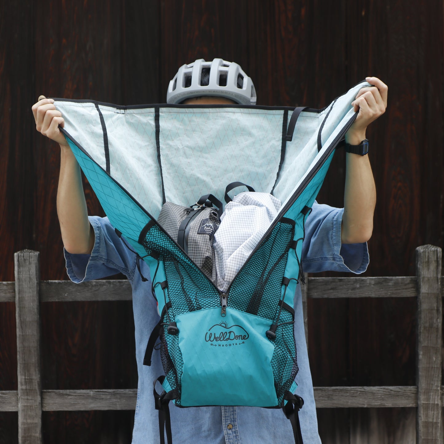 Chips Bag 30L WELLDONE ウェルダン フルオープン ザック トレランベスト型ハーネス ハイドレーション対応 デイハイク 30L 自転車キャンプ バッグ フェス用 リュック