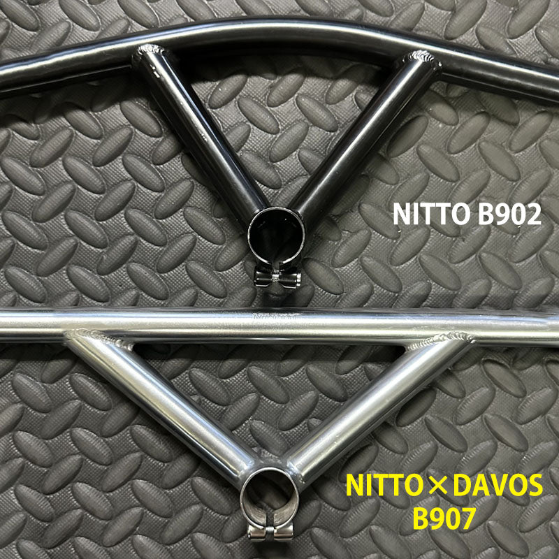 B907 BULLMOOSE BAR ネオランドナーカスタム オフロードハンドル クラシックスタイル オールドMTB復刻 ハンドル一体型ステム グラベルカスタムバー 自転車カスタムパーツ