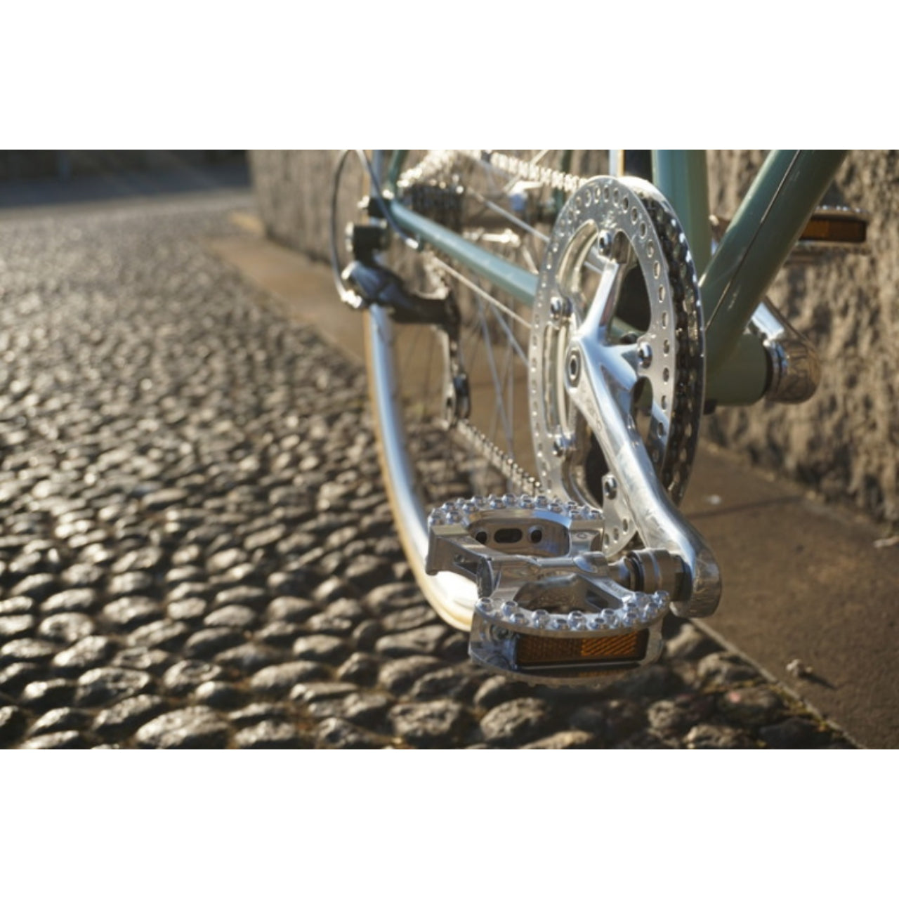 LAMBDA MKSペダル ミカシマペダル Rivendellペダル ファットバイクペダル グラベルバイクペダル アルミフラットペダル LAMBDAペダル