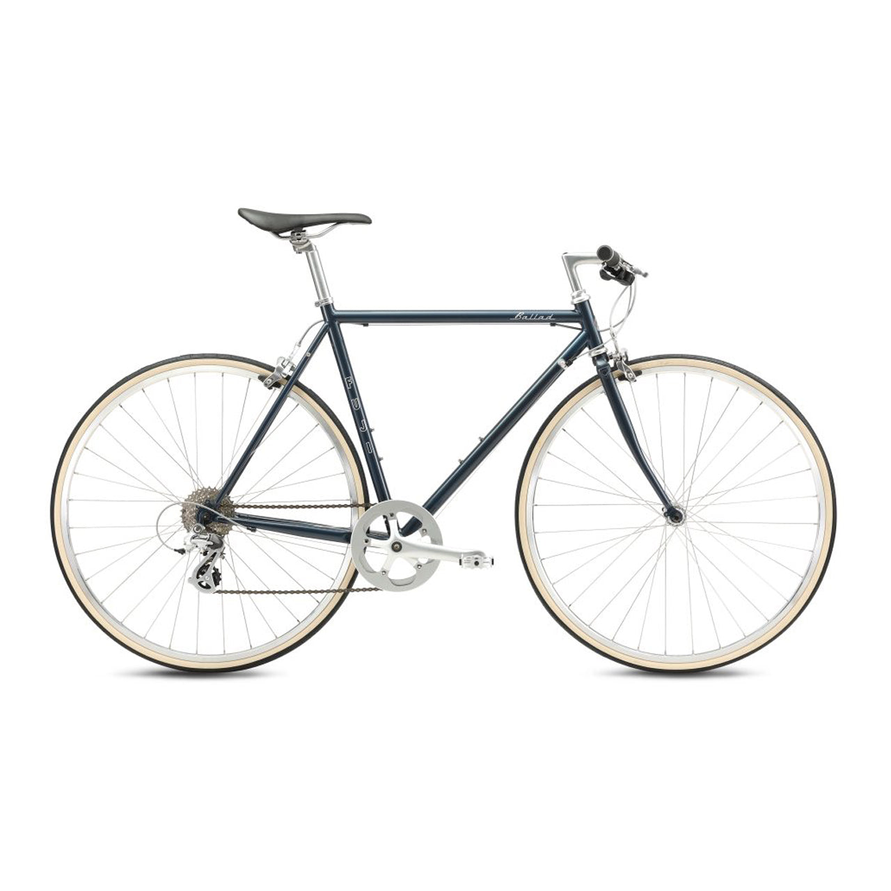 【在庫セール!】【2025年モデル】BALLAD フジ クロモリバイク フジ フラットバーロード アーバンバイク クラシック 自転車 街乗り クロモリバイク 女性向け 自転車 おしゃれ クロモリバイク