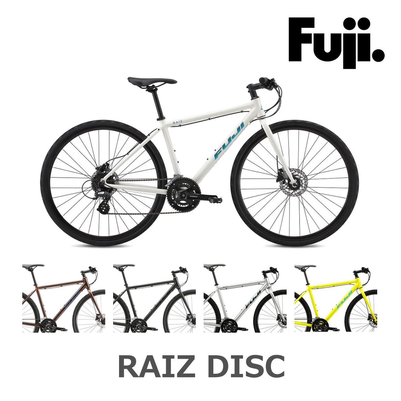 【2026年モデル】RAIZ DISC FUJI フジクロスバイク RAIZ DISC 2025 ディスクブレーキクロスバイク 通勤通学自転車 アルミフレームクロス カスタムクロスバイク
