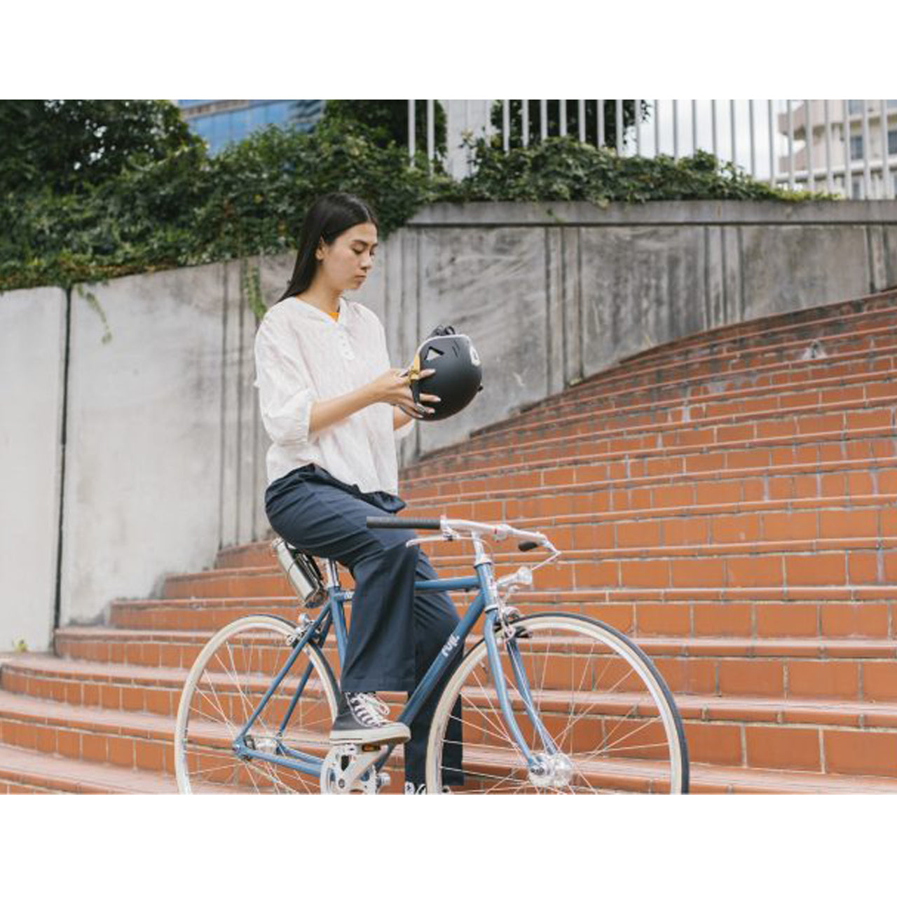 【2025年モデル】STROLL FUJI フジ STROLL ストロール クラシックバイク クロモリ シングルスピード ピストバイク 街乗り シングルギア 自転車 ベンドフォーク 自転車