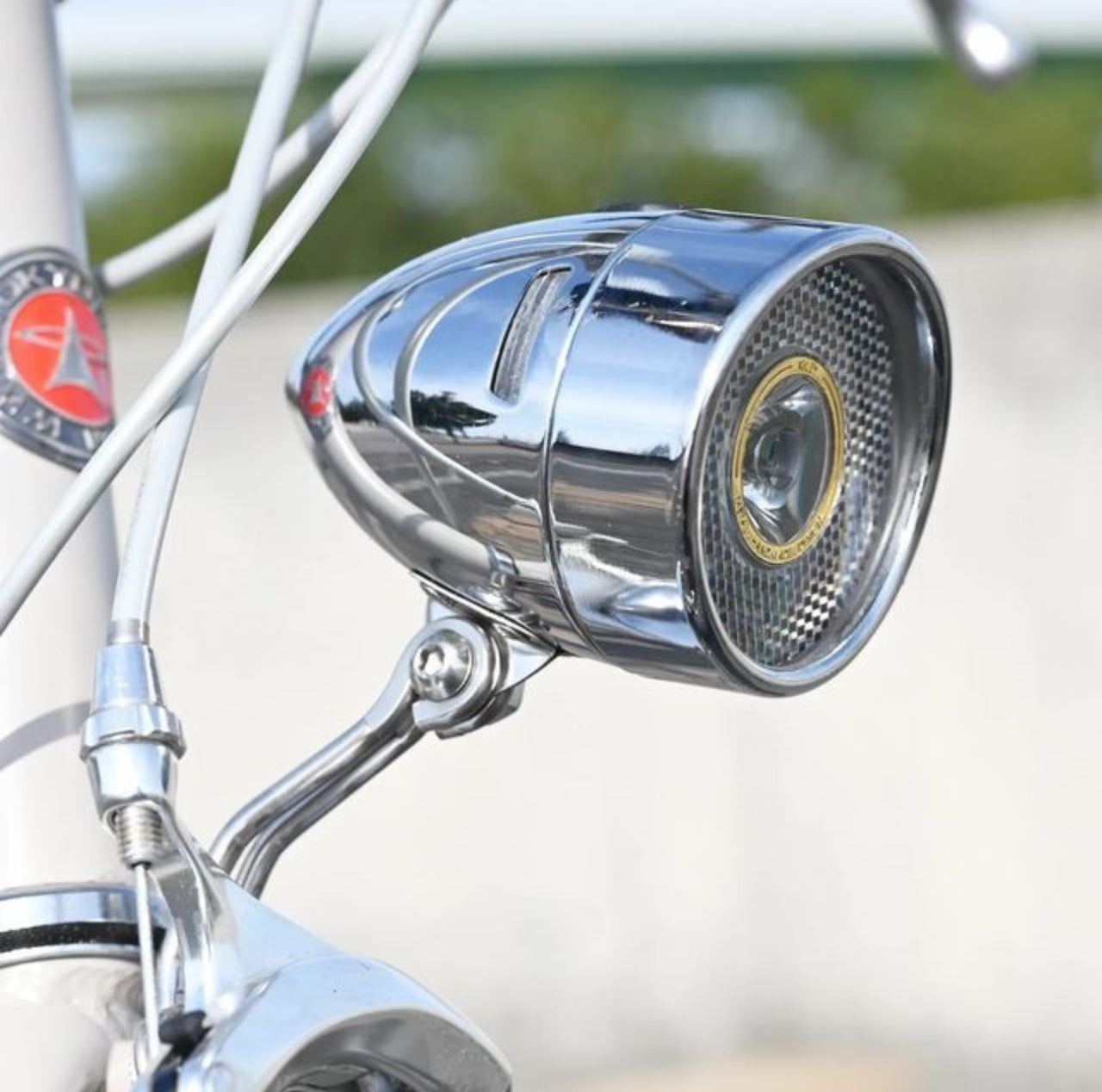 LED 砲弾ライト(LM-001) KiLEY キーレイ 砲弾ライト フロントライト クロモリバイク クラシックライト LEDライト