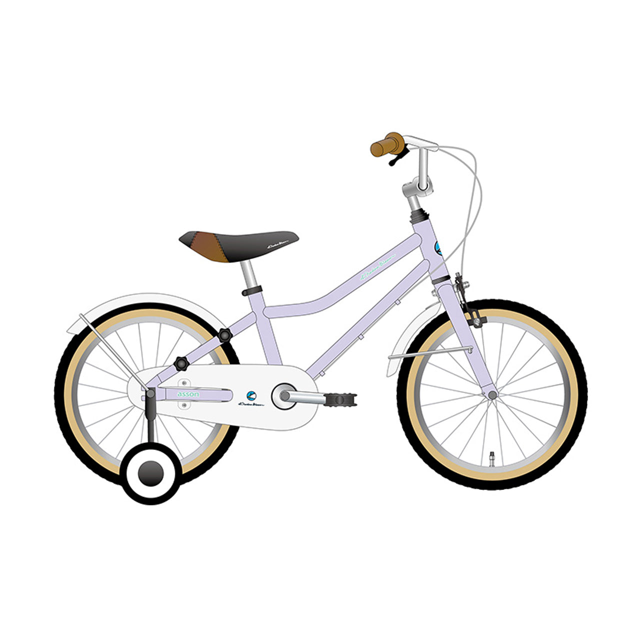 【2025年モデル】asson K18 コーダーブルーム 子供用自転車 キッズバイク ジュニアバイク アッソンK18 アルミフレーム