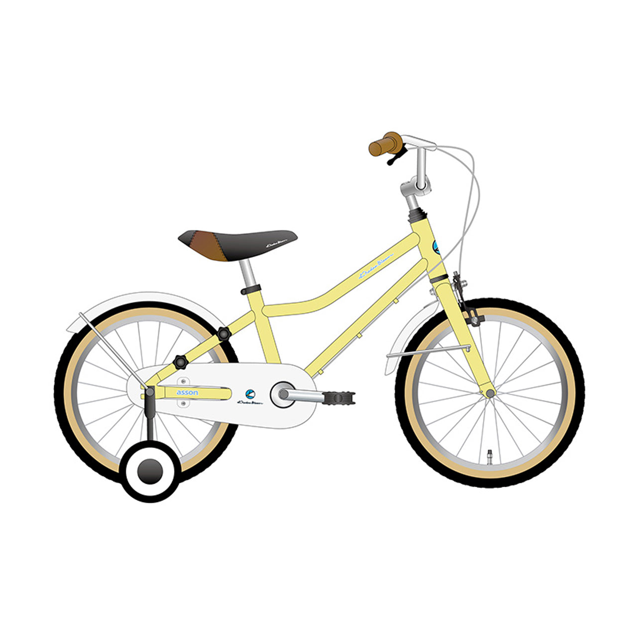 【2025年モデル】asson K18 コーダーブルーム 子供用自転車 キッズバイク ジュニアバイク アッソンK18 アルミフレーム