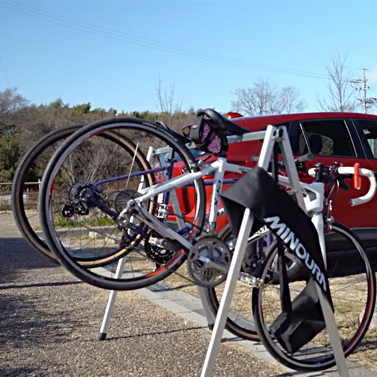 LEVEL-140 ミノウラ レーススタンド サイクルラック 自転車スタンド ロードバイク スタンド