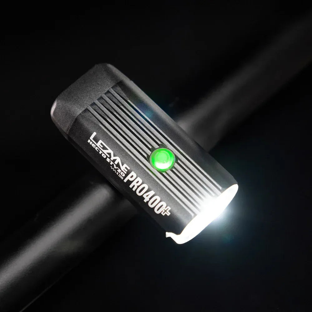 HECTO PRO StVZO 400+ FRONT LEZYNE レザイン StVZOライト 自転車 フロントライト ロードバイク ライト USB-C 自転車ライト 防水 LEDライト 長時間 点灯ライト