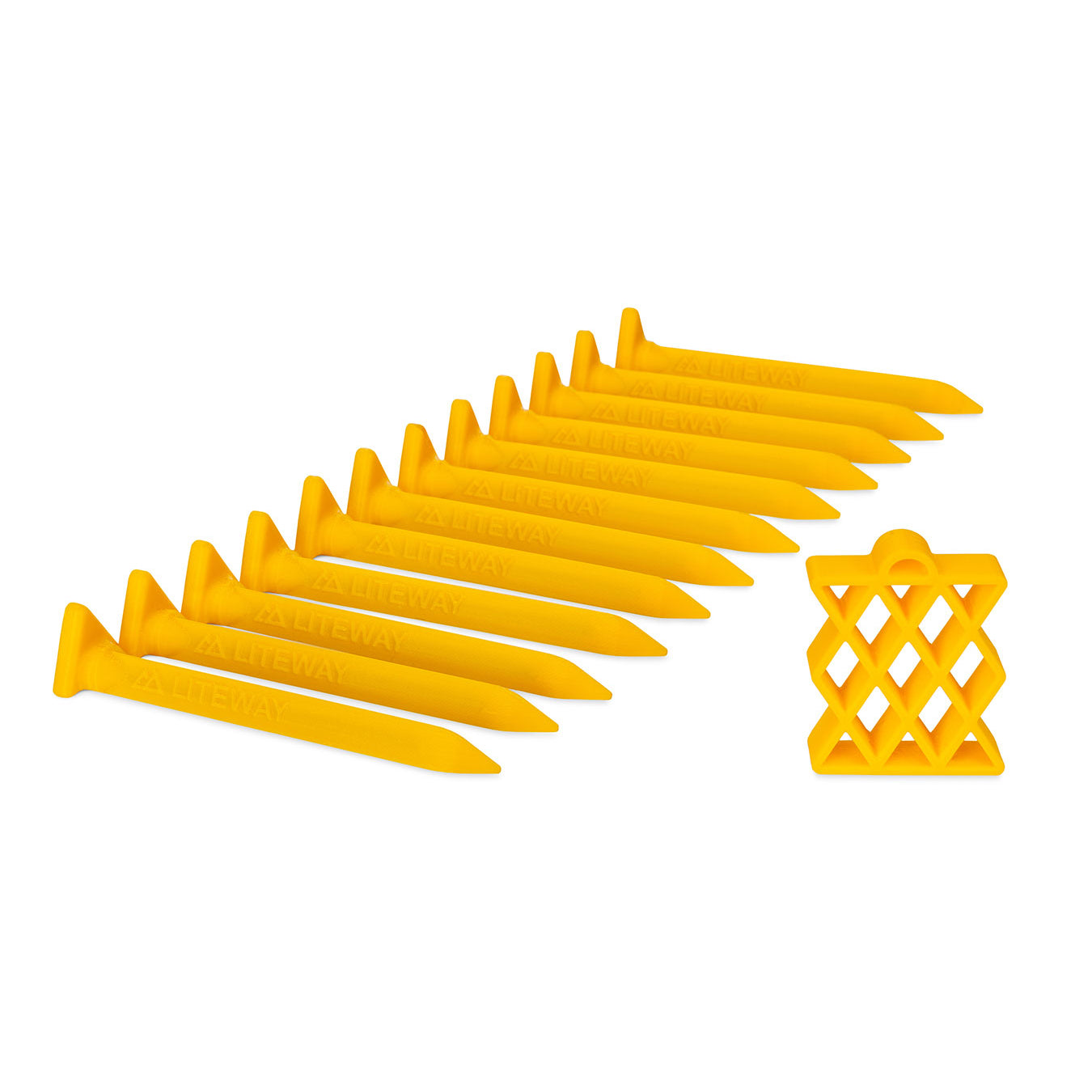 DELTA PEGS LITEWAY ペグ ULキャンプ ギア ポリ乳酸 ペグ 軽量テントペグ バイクパッキング キャンプ 環境配慮 アウトドア ULハイキング ギア