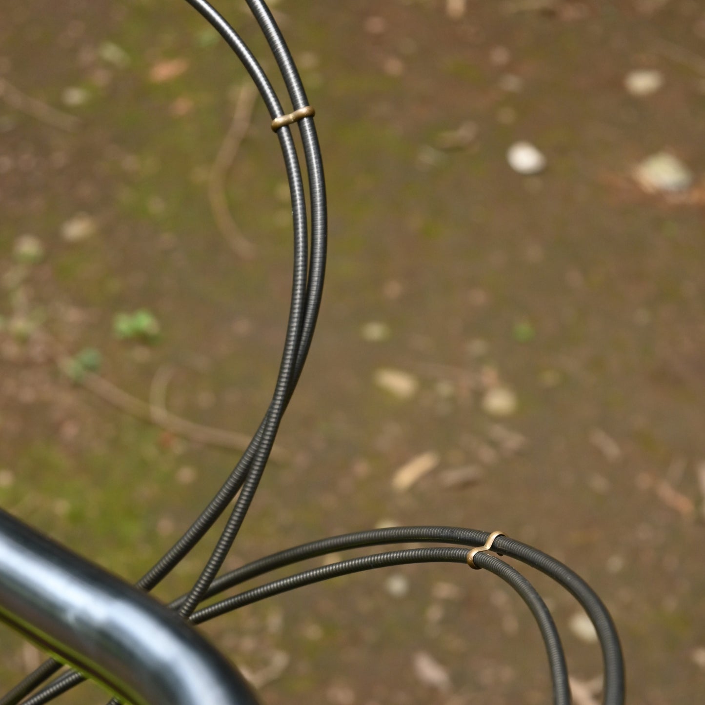 Magic Clips 真鍮パーツ ケーブルまとめ金具 自転車アクセサリー ブラスクリップ バイクカスタム小物 ケーブルマネジメント自転車用 自転車ワイヤードレスアップ