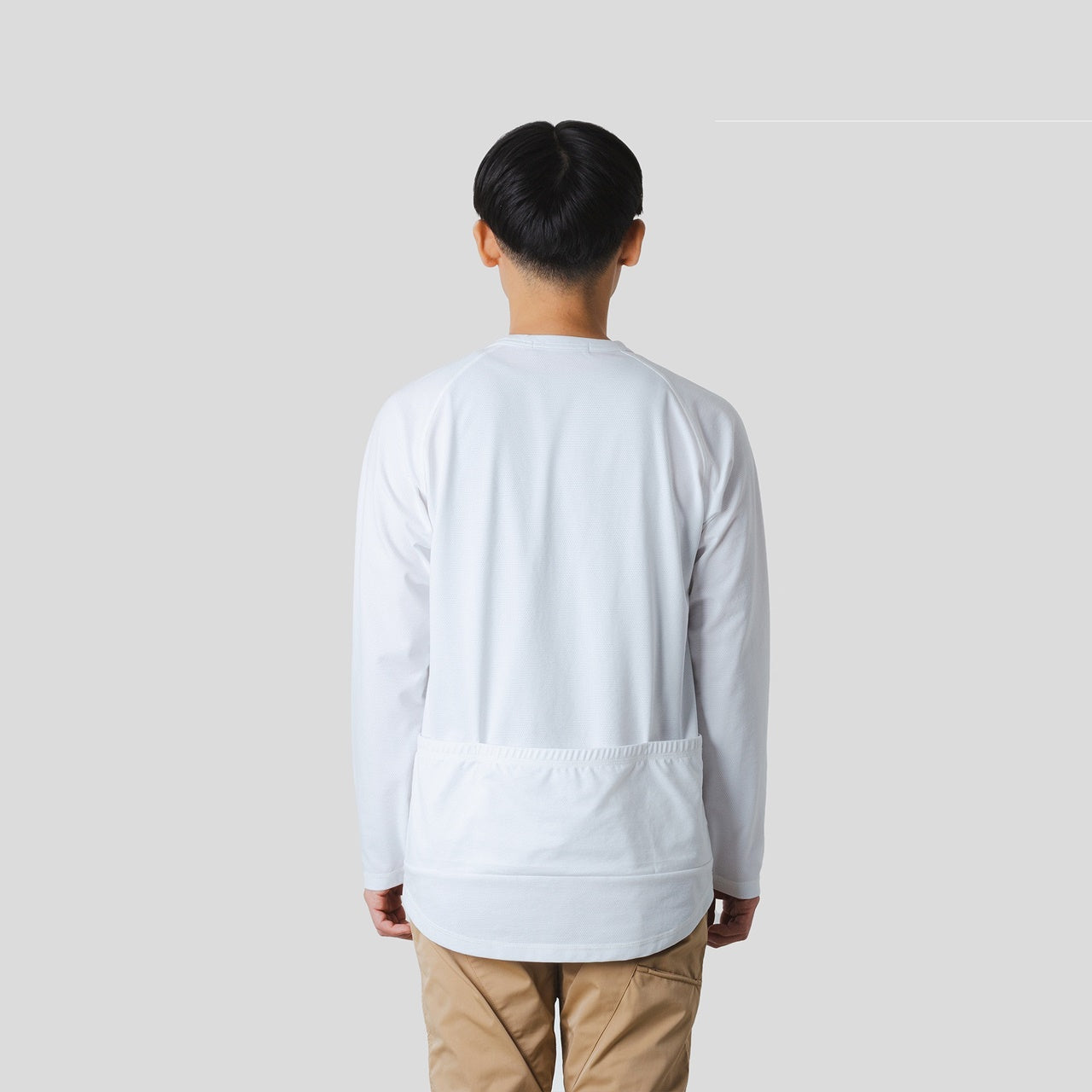 【在庫セール!】アクティブメッシュバックポケットロングTシャツ(NF1178) ナリフリ バックポケット Tシャツ メッシュ ロングスリーブ サイクルウェア 夏 コットンライク ポリエステル 自転車 日焼け対策 日本製 ウェア