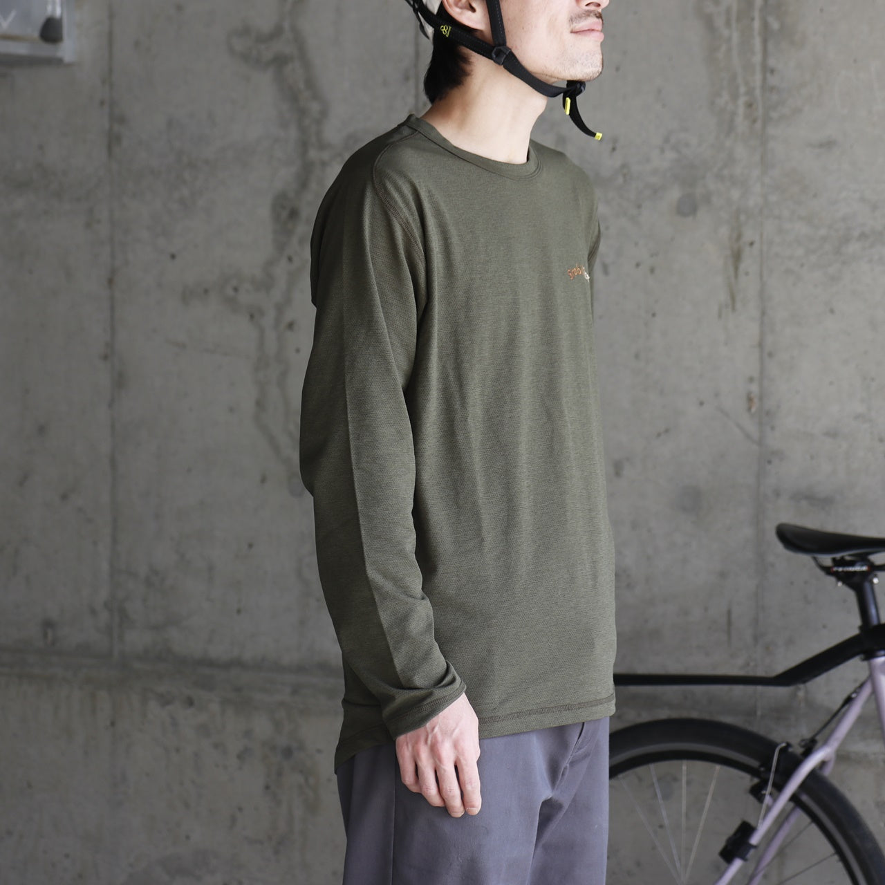 【在庫セール!】アクティブメッシュバックポケットロングTシャツ(NF1178) ナリフリ バックポケット Tシャツ メッシュ ロングスリーブ サイクルウェア 夏 コットンライク ポリエステル 自転車 日焼け対策 日本製 ウェア