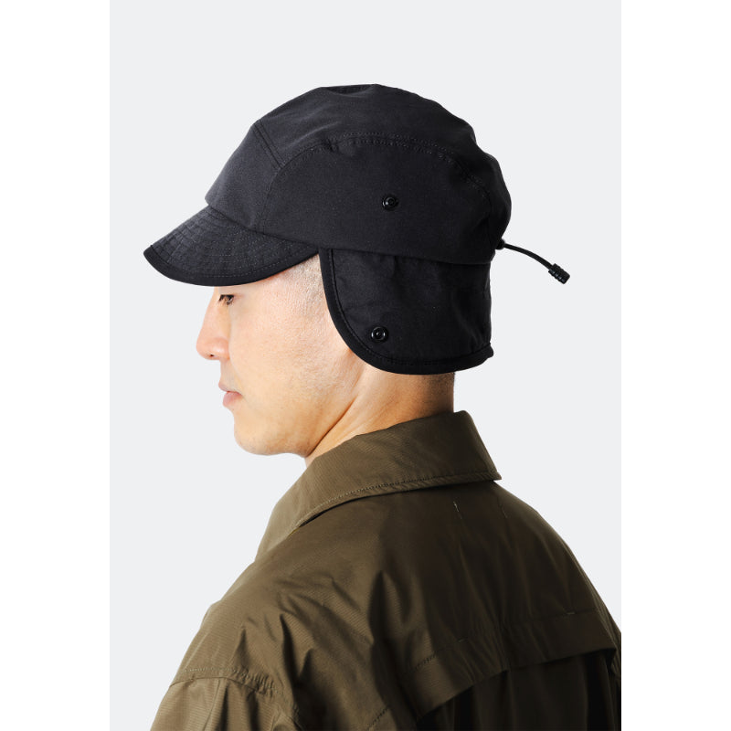 【在庫セール!】NFC バックメッシュイヤーフラップキャップ(NF9045) 耳あてキャップ 冬用サイクルキャップ 撥水ジェットキャップ TEIJIN Octa 自転車ヘルメットインナー ストレッチタフタキャップ narifuri 帽子