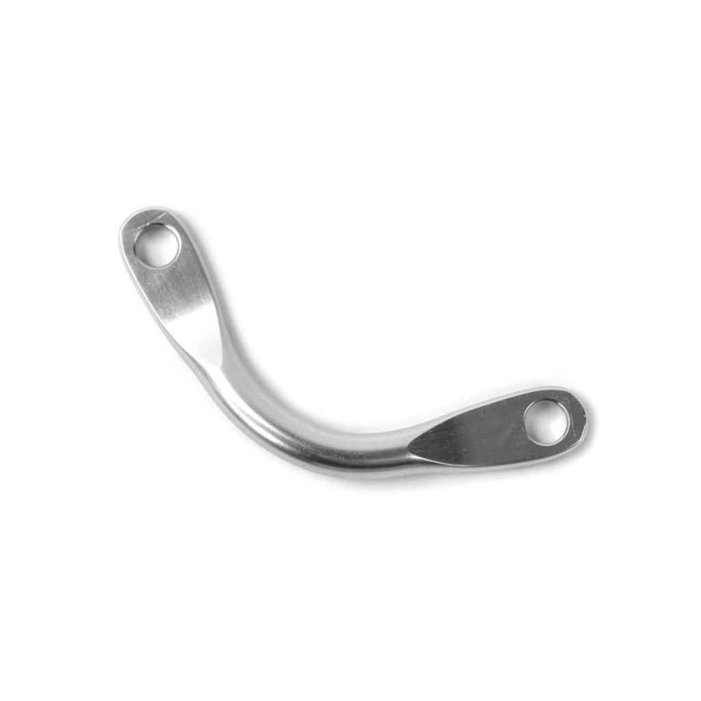 lamp holder-7 自転車ライトホルダー NITTOラックアクセサリー ダイナモライト固定金具 フロントラック用パーツ バイクライトマウント 自転車カスタムパーツ日本製 ステンレスライトブラケット