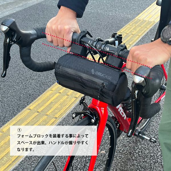 Smuggler HC Handlebar Bag(2.1L) オルケース ハンドルバーバッグ ハンドルバーパック フロントバッグ