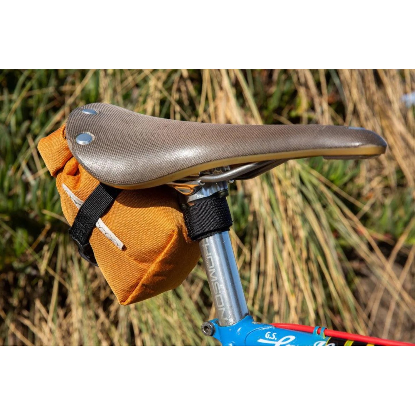 Rolltop Saddlebag Outer Shell サドルバッグ ロールトップ サドルバッグ グラベルバイク バッグ バイクパッキング サドルバッグ X-Pac サドルバッグ カリフォルニア製 バッグ 自転車ツーリング バッグ