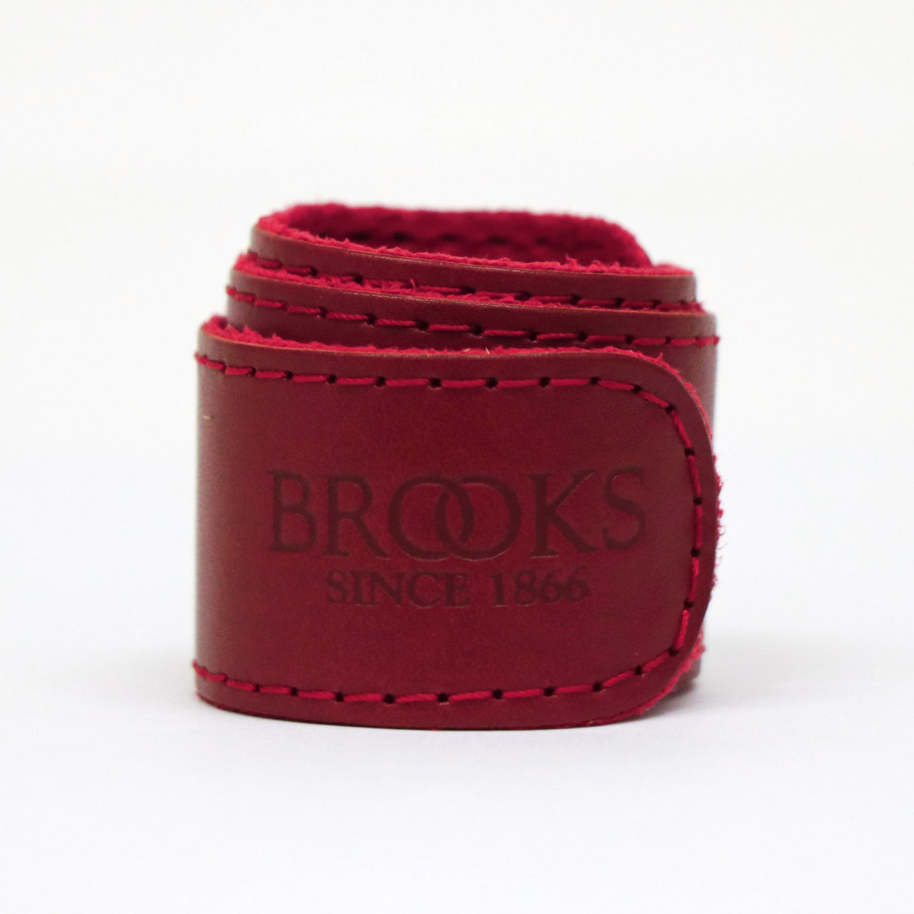 【アウトレット】leather trouser strap(RASPBERRY) ブルックス ブルックス アウトレット トラウザーバンド アンクルバンド ズボンバンド 裾汚れ防止 裾用バンド