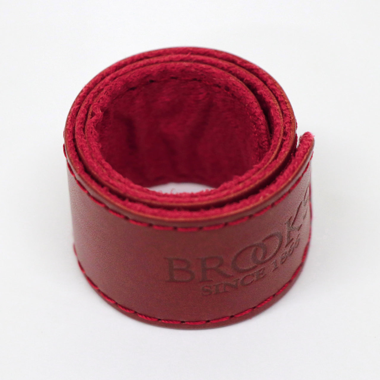 【アウトレット】leather trouser strap(RASPBERRY) ブルックス ブルックス アウトレット トラウザーバンド アンクルバンド ズボンバンド 裾汚れ防止 裾用バンド
