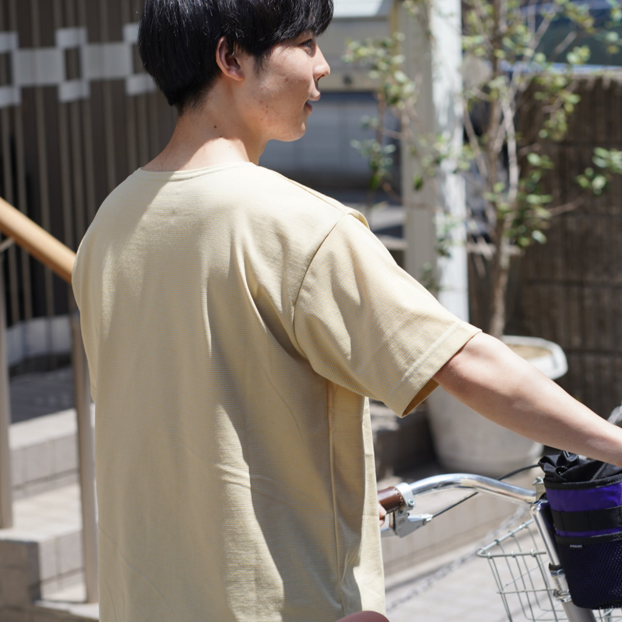 CAVE BASQUE T バスクシャツ テックTシャツ 機能性Tシャツ 自転車旅ウェア アウトドアTシャツ クラシックカットソー ドライ素材Tシャツ