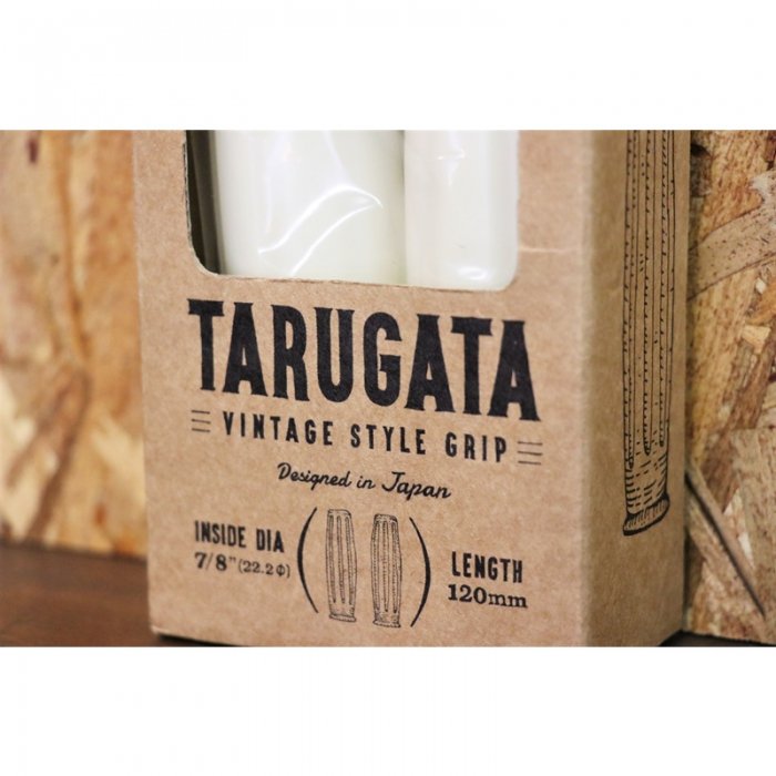 TARUGATA Vintage Style Grip(PVC) バイクカスタムパーツ クロモリ自転車 クラシックバイク用グリップ レトログリップ 自転車ハンドルカスタム ハンドルバーテープ代替 自転車アクセサリー ギフト