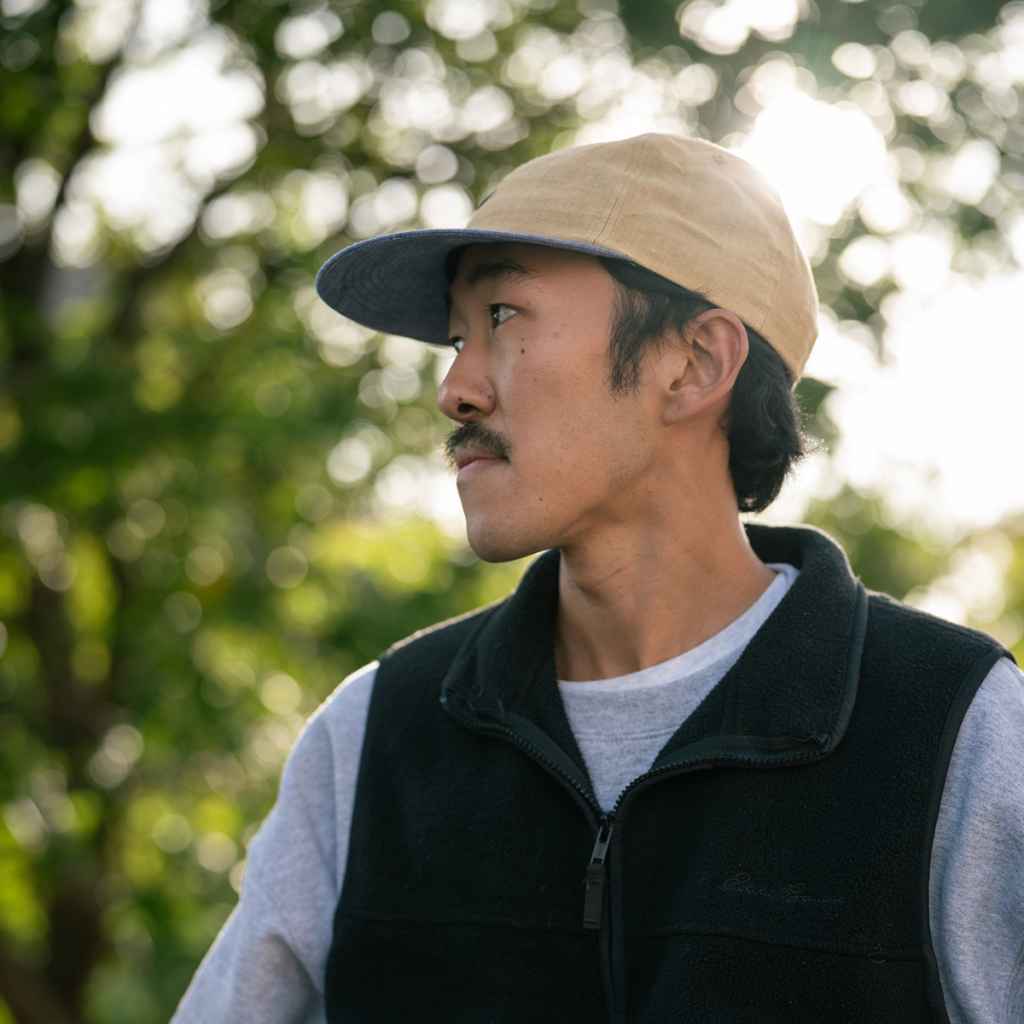 linen tulip cap ULTRAROMANCE コラボ BLUE LUG キャップ リネン サイクルキャップ 自転車 帽子 日本製 バイクパッキング ウェア ロードバイク キャップ 夏用 サイクルキャップ