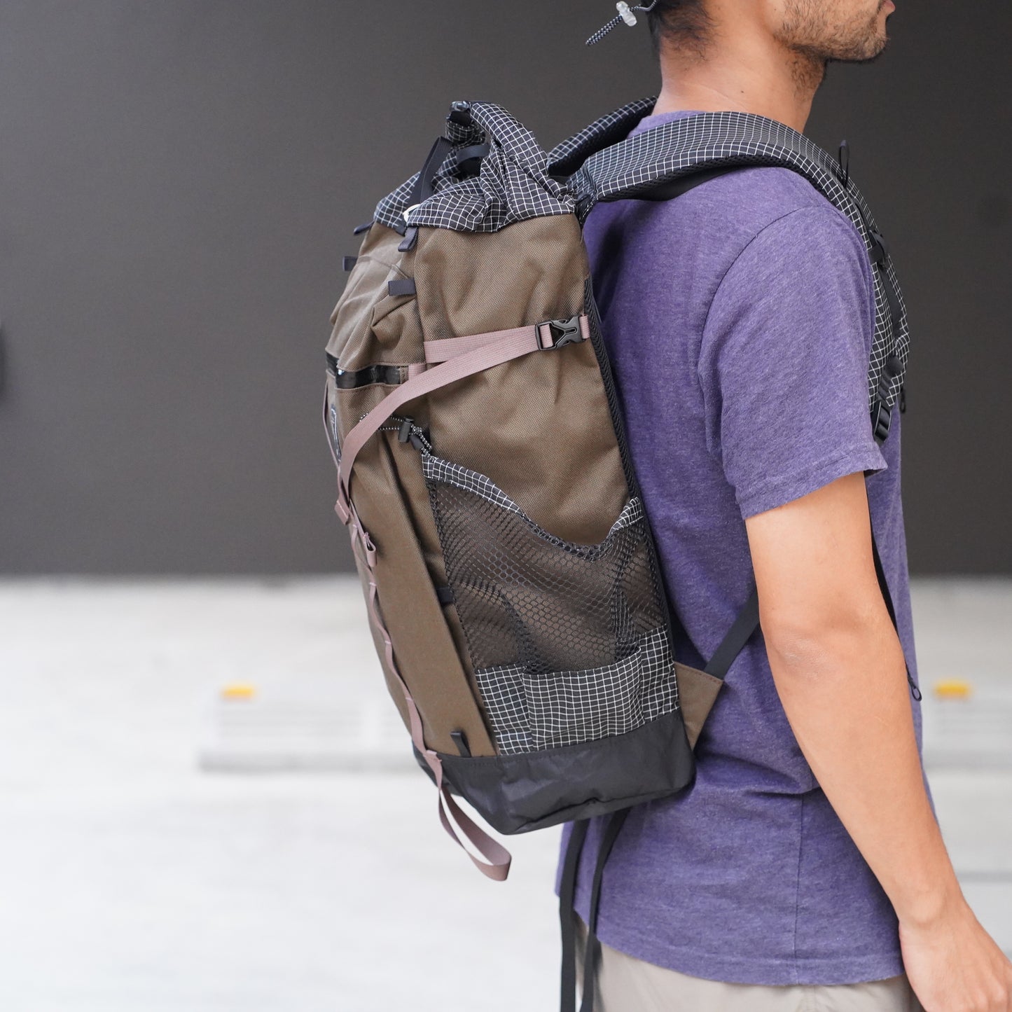 BAMBI(2025 FW New Fabric & Color) RawLow Mountain Works ロウロウマウンテンワークス BAMBI バンビ CORDURAナイロン ロールトップバックパック デイパック ハイキングバッグ アウトドアギア