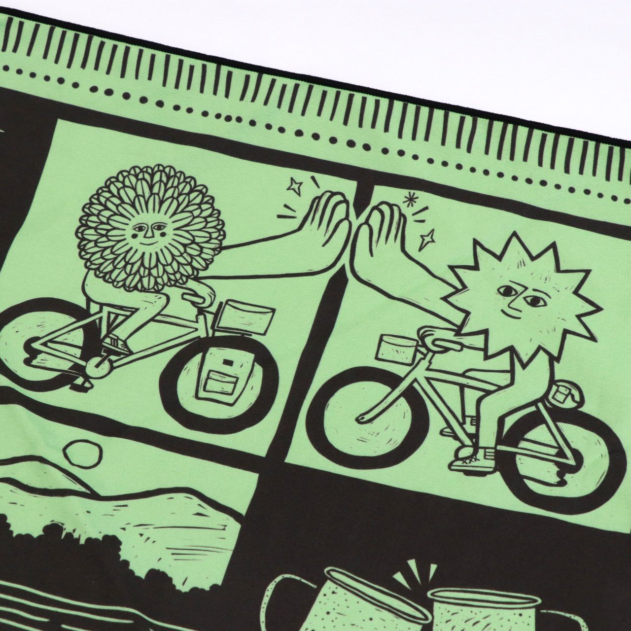 campout 2025 bandana towel バイクパッキング ギア 自転車用バンダナ サイクルアクセサリー 自転車 キャンプグッズ スウィフト キャンプアウト