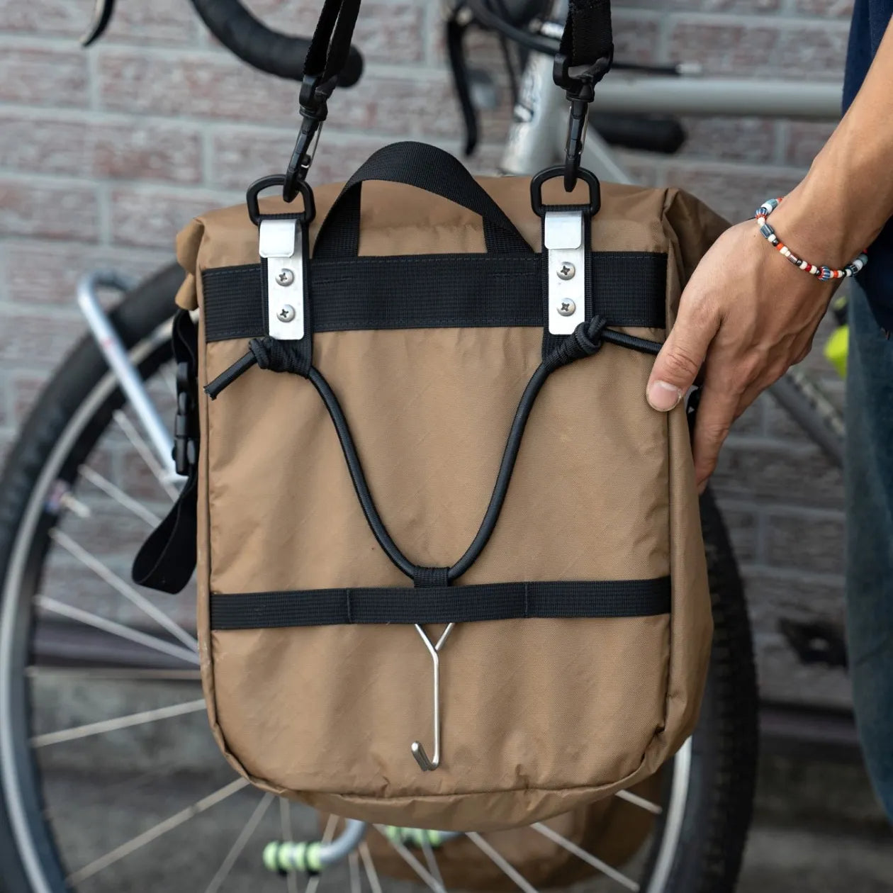 jr. ranger pannier lite(ecopak) SWIFT INDUSTRIES スウィフトインダストリーズ JR. RANGER PANNIER パニアバッグ 自転車 バイクパッキングバッグ ECOPAK バッグ フロント積載バッグ ソロキャンプ自転車バッグ