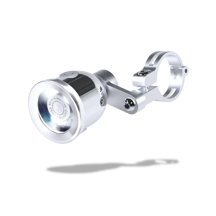 センターライト USB充電式フロントライト ハンドルセンターライト 自転車ライト おしゃれ 街乗り用ライト アルミライト 自転車 IP64防水ライト タウンユース 自転車用品